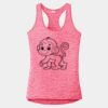 Multi-Color Sublimatable Ladies PosiCharge Electric Heather Racerback Tank Thumbnail