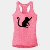 Multi-Color Sublimatable Ladies PosiCharge Electric Heather Racerback Tank Thumbnail
