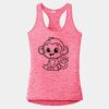 Multi-Color Sublimatable Ladies PosiCharge Electric Heather Racerback Tank Thumbnail
