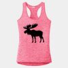Multi-Color Sublimatable Ladies PosiCharge Electric Heather Racerback Tank Thumbnail