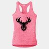 Multi-Color Sublimatable Ladies PosiCharge Electric Heather Racerback Tank Thumbnail