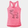 Multi-Color Sublimatable Ladies PosiCharge Electric Heather Racerback Tank Thumbnail