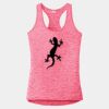 Multi-Color Sublimatable Ladies PosiCharge Electric Heather Racerback Tank Thumbnail