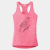 Multi-Color Sublimatable Ladies PosiCharge Electric Heather Racerback Tank Thumbnail