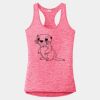 Multi-Color Sublimatable Ladies PosiCharge Electric Heather Racerback Tank Thumbnail