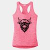 Multi-Color Sublimatable Ladies PosiCharge Electric Heather Racerback Tank Thumbnail