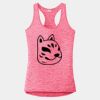 Multi-Color Sublimatable Ladies PosiCharge Electric Heather Racerback Tank Thumbnail