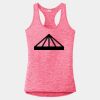 Multi-Color Sublimatable Ladies PosiCharge Electric Heather Racerback Tank Thumbnail