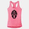 Multi-Color Sublimatable Ladies PosiCharge Electric Heather Racerback Tank Thumbnail