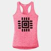 Multi-Color Sublimatable Ladies PosiCharge Electric Heather Racerback Tank Thumbnail