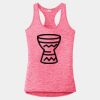 Multi-Color Sublimatable Ladies PosiCharge Electric Heather Racerback Tank Thumbnail
