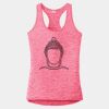 Multi-Color Sublimatable Ladies PosiCharge Electric Heather Racerback Tank Thumbnail