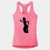 Multi-Color Sublimatable Ladies PosiCharge Electric Heather Racerback Tank Thumbnail