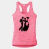 Multi-Color Sublimatable Ladies PosiCharge Electric Heather Racerback Tank Thumbnail