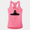 Multi-Color Sublimatable Ladies PosiCharge Electric Heather Racerback Tank Thumbnail