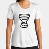 Ladies Multi Color Sublimatable PosiCharge Competitor Tee Thumbnail